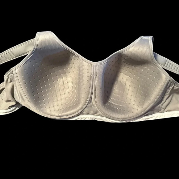 Livi Lane Bryant 48DDD Adjustable Sports Bra – White & Gray - Picture 2 of 7